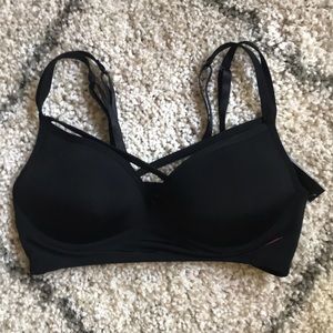 Strappy sports bra